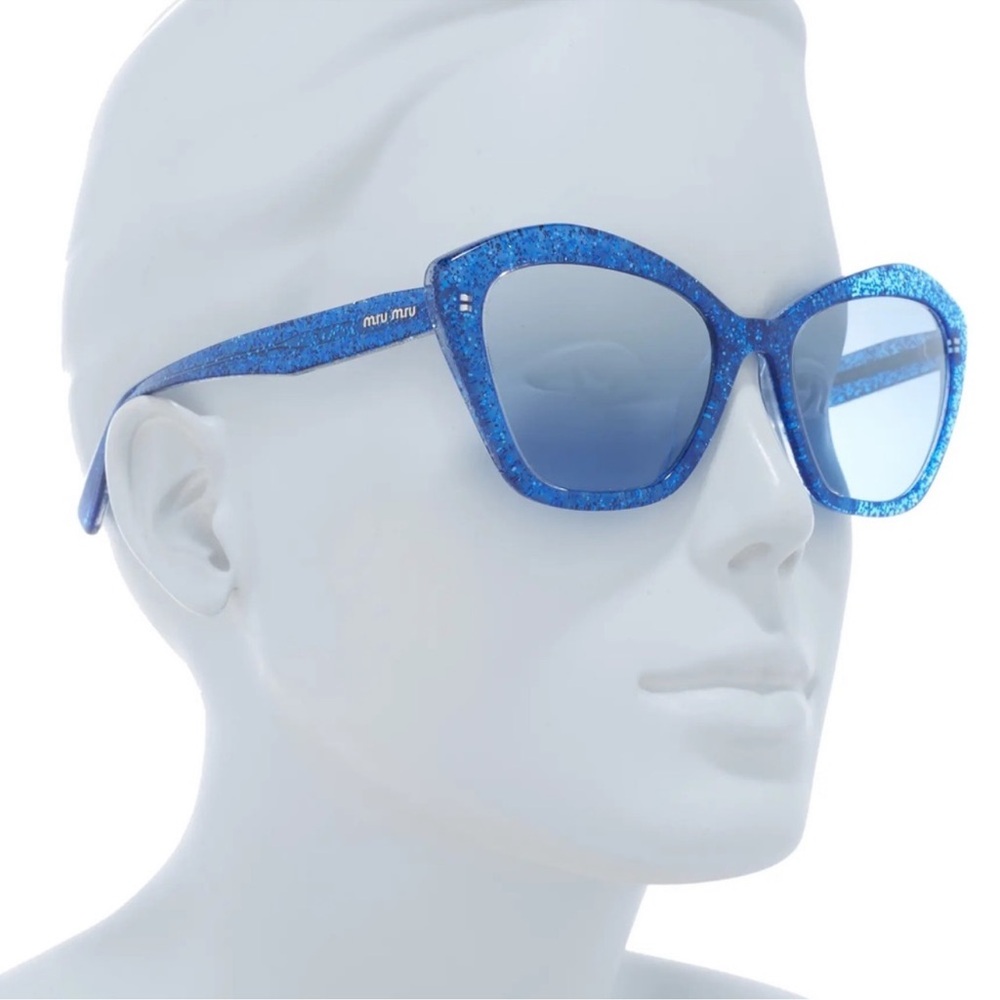 GUC Blue Miu Miu Sunglasses